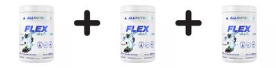 3 x Flex All Complete, Blackcurrant - 400g