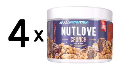 4 x Nutlove, Crunch - 500g