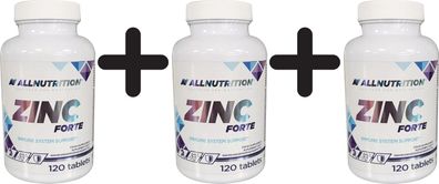 3 x Zinc Forte - 120 tabs