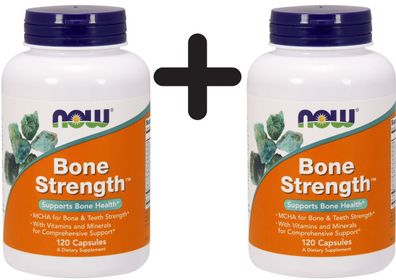 2 x Bone Strength - 120 caps