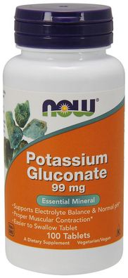 Potassium Gluconate, 99mg - 100 tablets