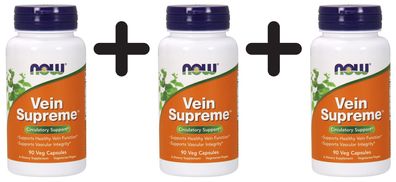 3 x Vein Supreme - 90 vcaps