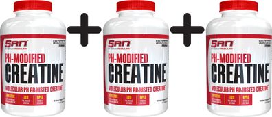 3 x PH-Modified Creatine - 120 capsules