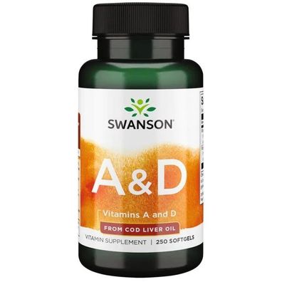 Vitamins A & D - 250 softgels