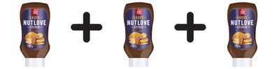 3 x Nutlove Sauce, Crunch - 280g