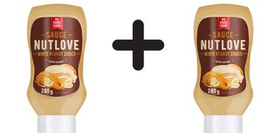 2 x Nutlove Sauce, White Peanut Choco - 280g