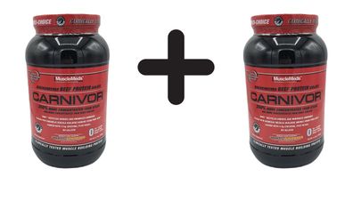 2 x MuscleMeds Carnivor, Chocolate Peanut Butter - 1008g
