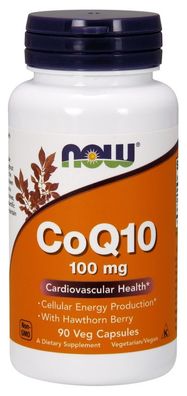 CoQ10 with Hawthorn Berry, 100mg - 90 vcaps