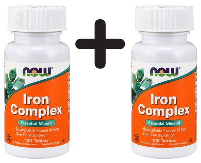 2 x Iron Complex - 100 tablets