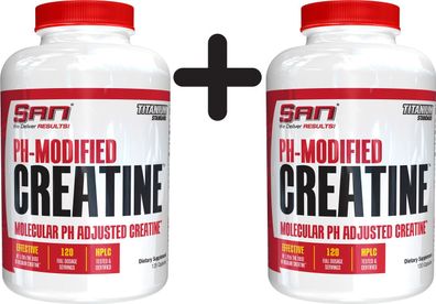 2 x PH-Modified Creatine - 120 capsules