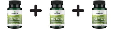 3 x Full Spectrum Milk Thistle, 500mg - 30 caps