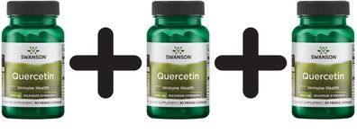 3 x Quercetin, Maximum Strenght - 30 vcaps