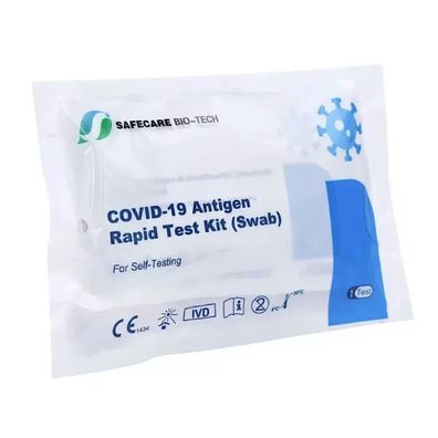 10 Stück Safecare Corona Schnelltest Selbsttest COVID-19 Antigen Test Laien MHD 10/27