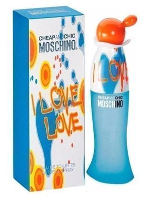 Moschino I Love Love Eau de Toilette, 100ml - Frischer, blumiger Duft