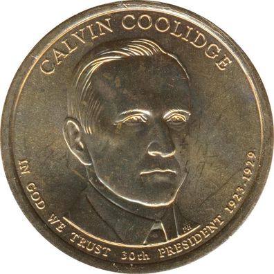 USA 2014 #30 1 US$ Calvin Coolidge P*