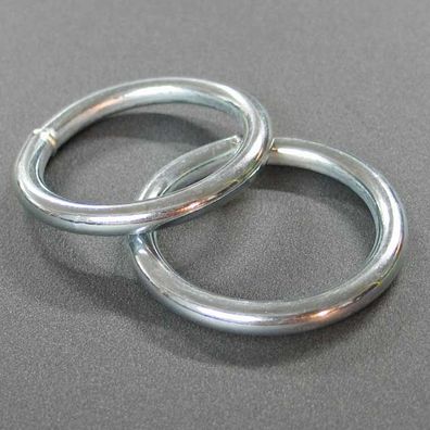 Metall Rundring 25 x 3mm aus verzinkten Stahldraht