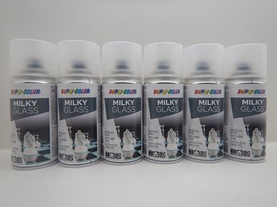 6x DUPLI COLOR Milky Glass weiss farblos 263231 Milchglaseffekt Glas Effekt