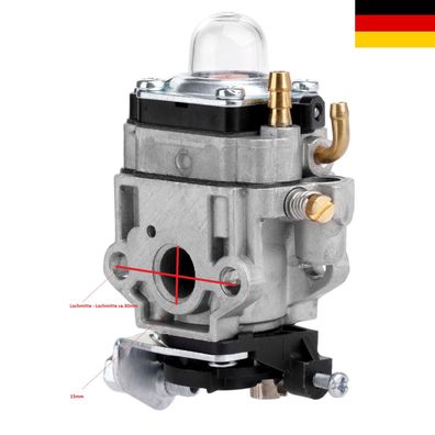 Vergaser Motorsense Rasenmäher für Rotfuchs BC52 BC520 Forester FuxtecTimbertech