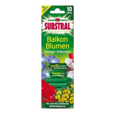 Substral Dünger-Stäbchen für Balkonpflanzen - 10 Stück