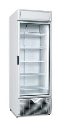 KBS Glastürtiefkühlschrank 403 Liter 668 x692 x1990 mm Umluftkühlung 5 Roste