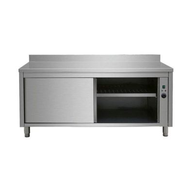 Wärmeschrank Edelstahl Mit Aufkantung, 180 X 70