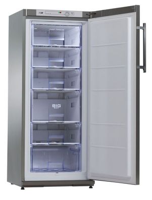 Tiefkühlschrank Tk 221 Silver Mit Edelstahltür