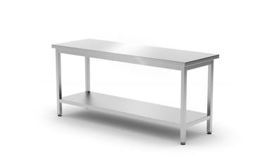 Schwerlast-Arbeitstisch, Hendi, Kitchen Line, 1800X600X(H)850Mm