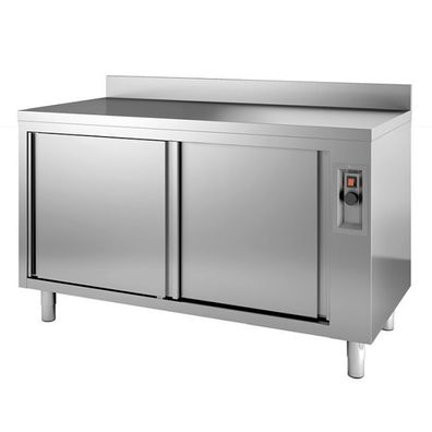 Gastro-Inox Edelstahl Wärmeschrank Mit Aufkantung 1900(L)X700(T)X880(H)Mm