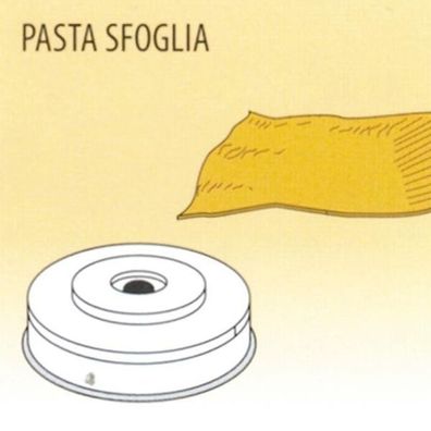 Nudelform Pasta Sfoglia Für Nudelmaschine 1,5Kg