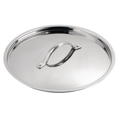 Vogue Tri Wall Edelstahl-Deckel 24Cm