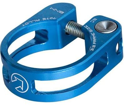 PRO Sattelstützenschelle BLAU 28,6 BLAU, ALU, Lightweight DESIGN FAPRAC0102