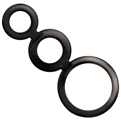 Addicted TOYS RINGS SET FOR PENIS - SMOKED