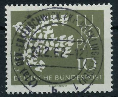 BRD BUND 1961 Nr 367y zentrisch gestempelt X69BB76