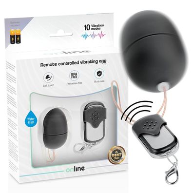 ONLINE REMOTE Control Vibrating EGG S- BLACK