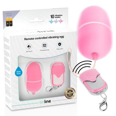 ONLINE REMOTE Control Vibrating EGG M - PINK