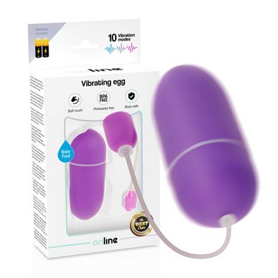 ONLINE Waterproof Vibrating EGG - PURPLE