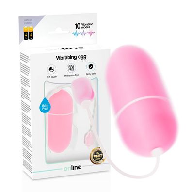 ONLINE Waterproof Vibrating EGG - PINK