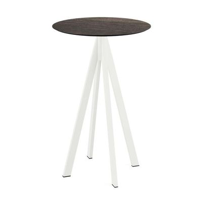 Möbel Infinity Stehtisch Weiß Gestell Riverwashed Wood Hpl 70 Cm