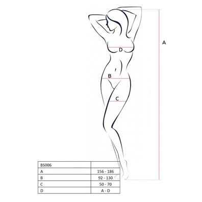 Bodystocking BS006 WHITE