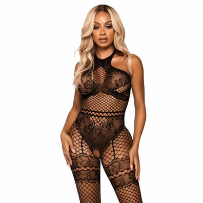 All About You Catsuit mit offenem Schritt - Schwarz