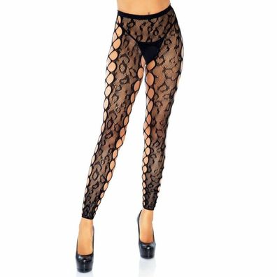 LEG AVENUE Footless Crothless TIGHTS ONE SIZE