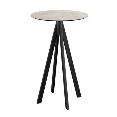 Möbel Infinity Stehtisch Schwarz Gestell Moonstone Hpl 70 Cm