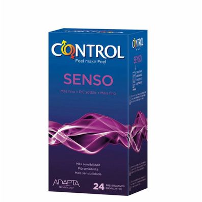 Control Finissimo Senso-Kondome. Box mit 24 feinen Kondomen