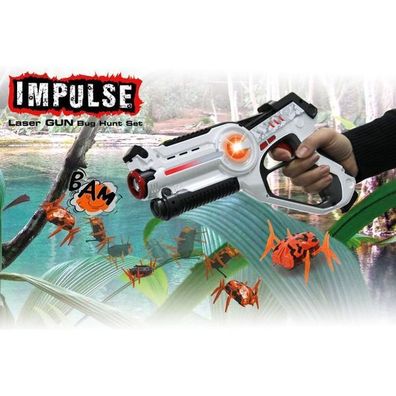 Impulse Laser Gun Bug Hunt Set Weiss/Orange