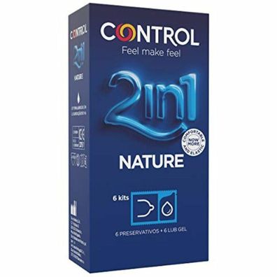 Control DUO NATURA 2-1 Preservative + GEL 6 UNITS