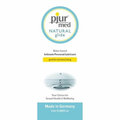 PJUR MED Natural WATER BASED Lubricant 2ml