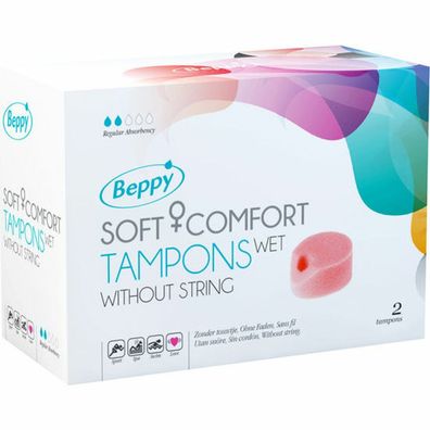 Beppy Tampons mit Gleitgel beschichtet 2 Stück