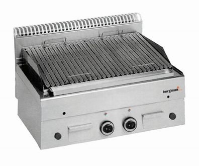 Bergman Profilline Plus 600 Gas-Lavasteingrill Für Fleisch - 14 Kw