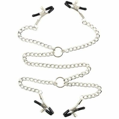 OHMAMA FETISH 4 CHAIN NIPPLE CLAMPS