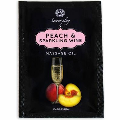 Secretplay PEACH & Sparkling WINE Massage OIL SACHET 10ml